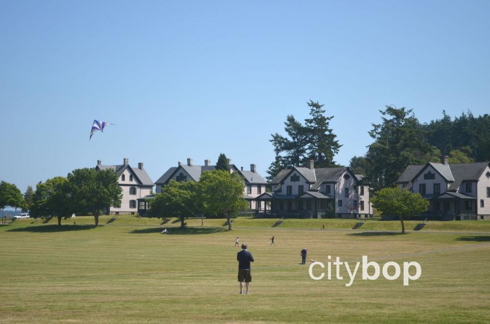 Parade grounds at Fort Worden.