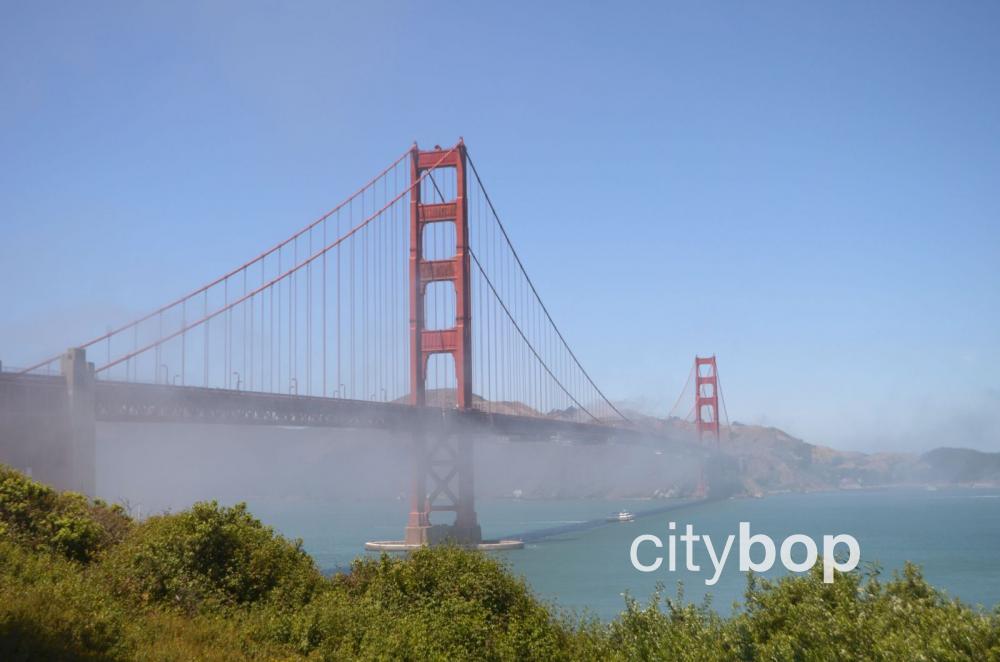 Fog at Golden Gate Bridge San Francisco