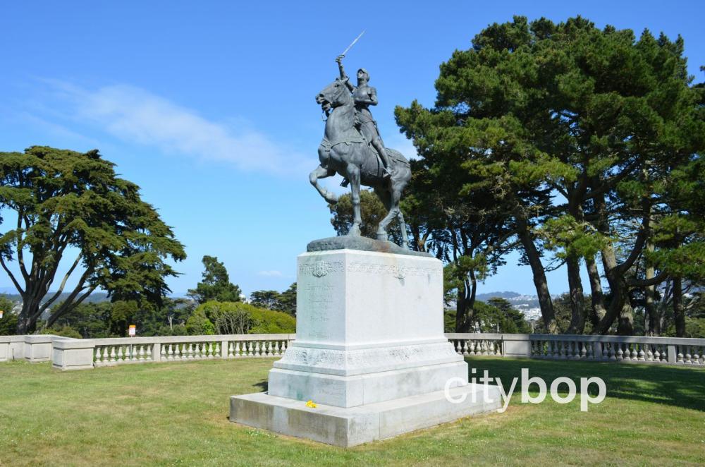 Joan of Arc statue at Legion of Honor San Francisco