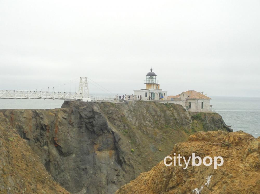 Point Bonita Lighthouse suspension bridge