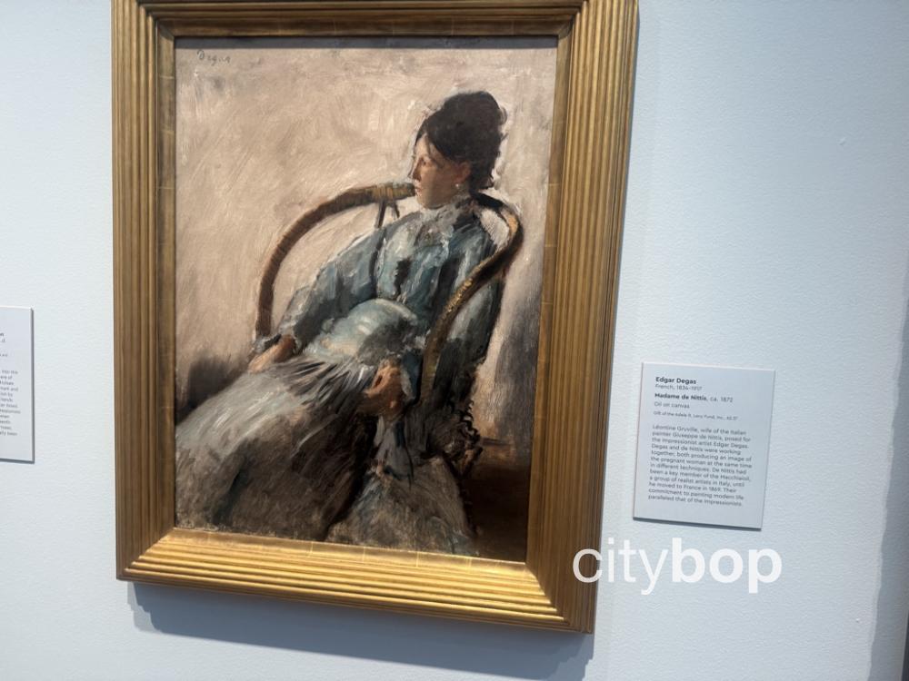 Madame de Nittis (1872) by Degas.