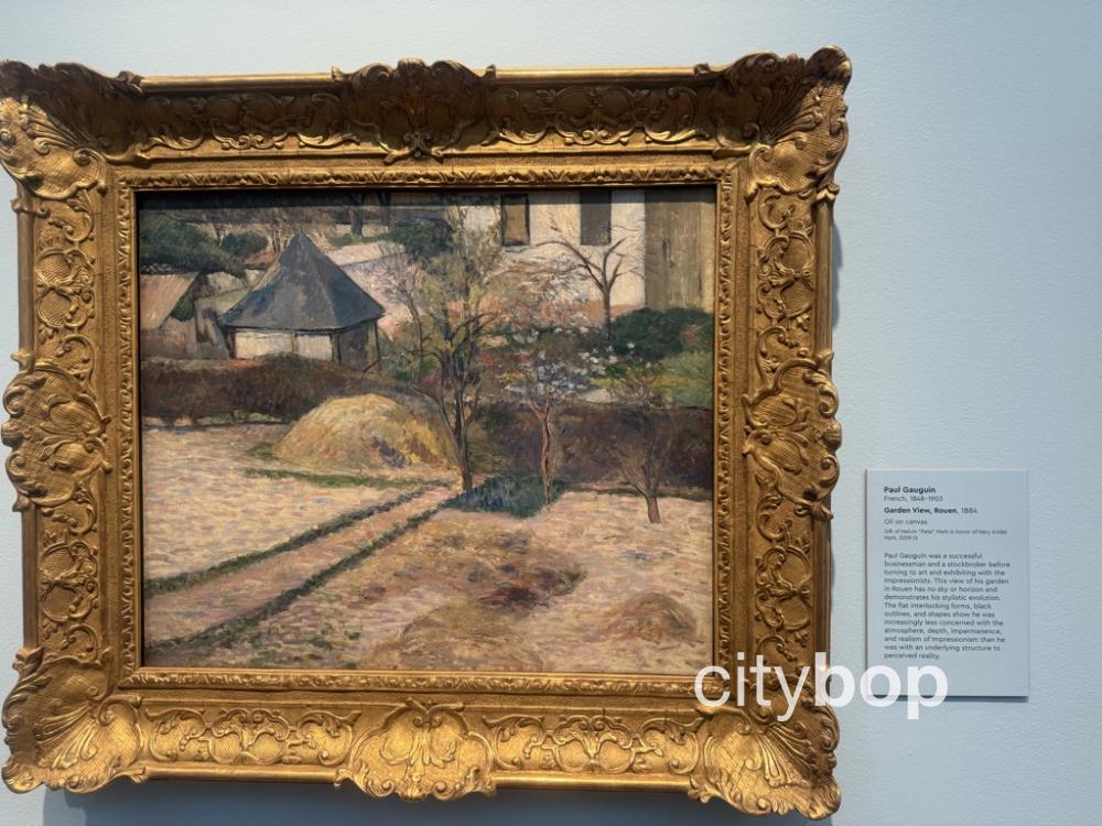 Garden View, Rouen (1884) by Gaugain.