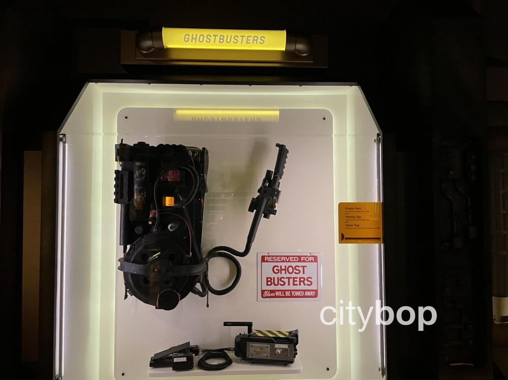 Proton Pack from Ghostbusters, at Seattle's Museum of Pop Culture.