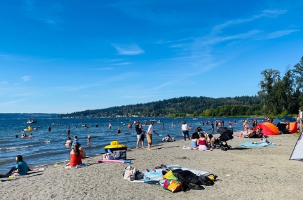 Sunset Beach Lake Sammamish