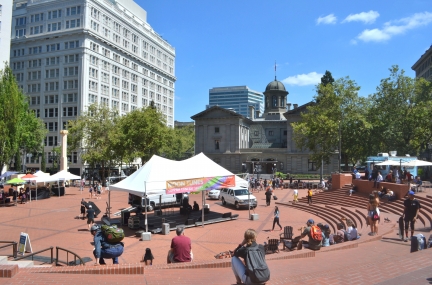 Pioneer Courthouse Square